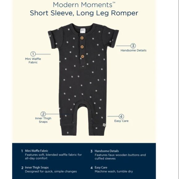 Girls Long Leg Romper - Picture 12 of 13